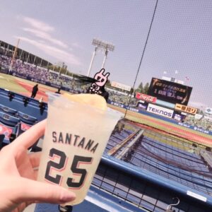 ブログ_オフは野球観戦